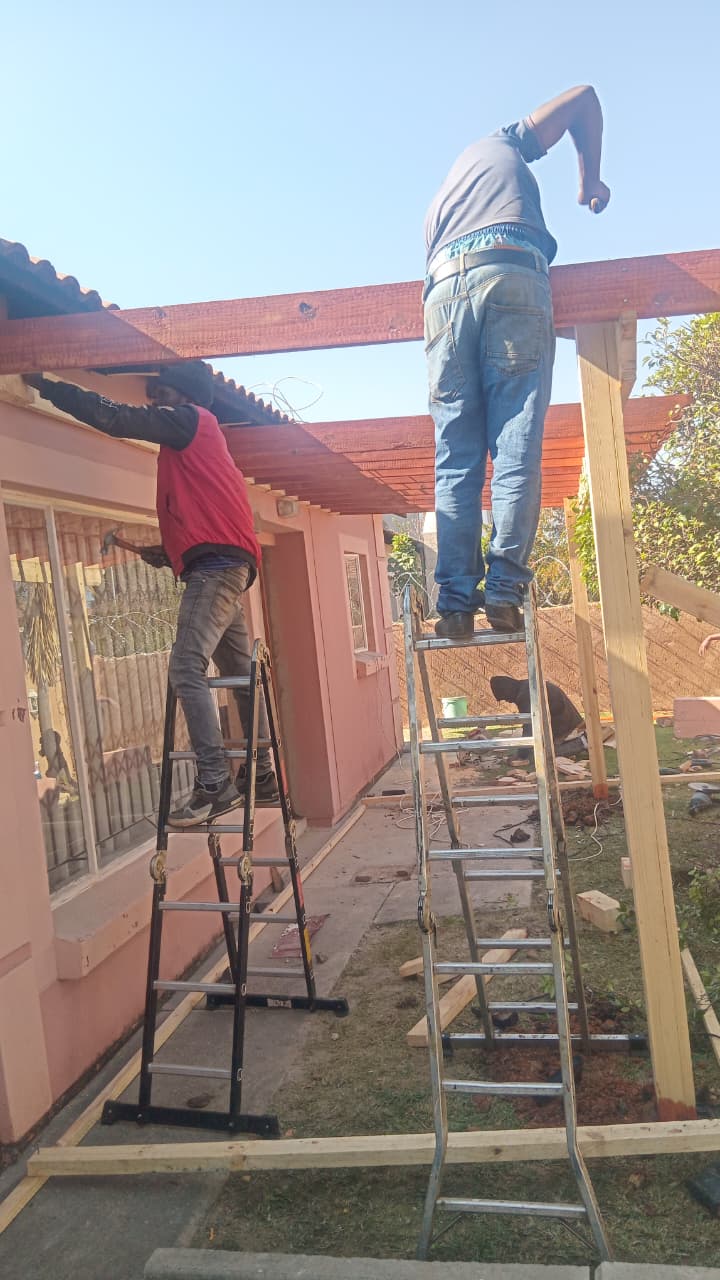 Pergola Shades project 1: Before by Hot Mix Holdings
